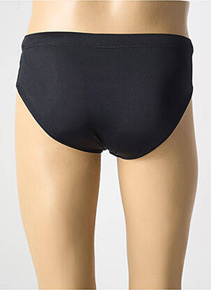 Slip de bain effet matière satinée noir HOM homme