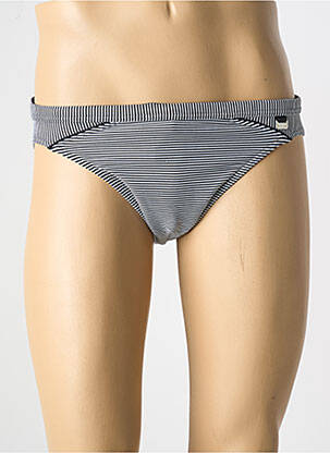 Slip de bain imprimé rayures noir HOM homme