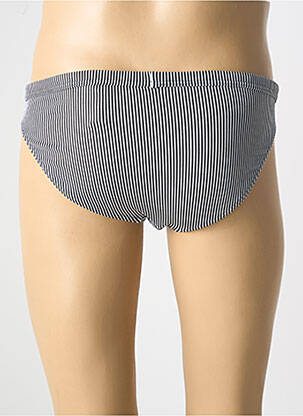 Slip de bain imprimé rayures noir HOM homme