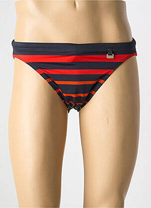 Slip de bain imprimé rayures rouge HOM homme