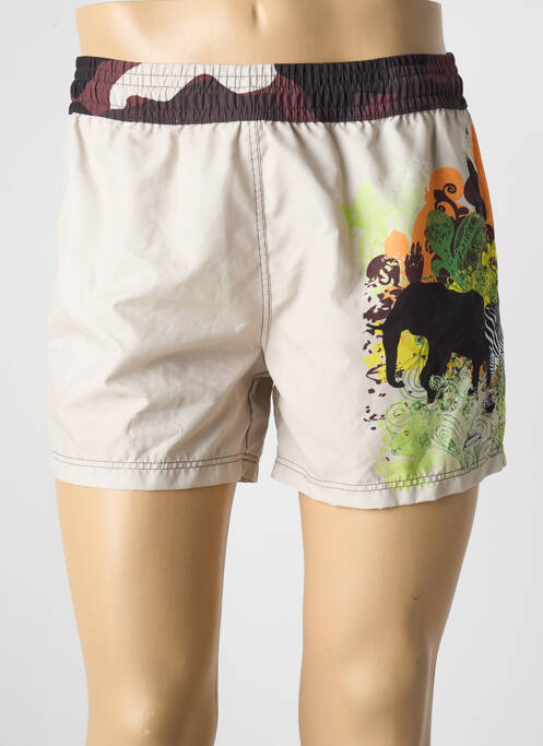 Short de bain beige HOM pour homme