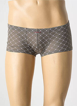 Boxer sérigraphie marron OLAF BENZ homme