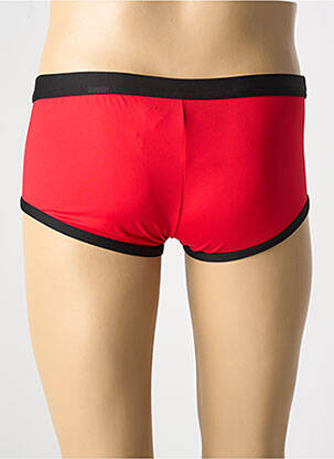 Boxer effet matière satinée rouge OLAF BENZ homme