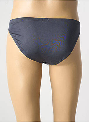 Slip effet matière satinée gris HOM homme