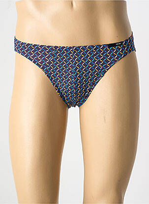 Slip imprimé fantaisie bleu HOM homme