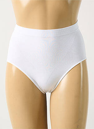 Culotte gainante stretch blanc LE BOURGET femme