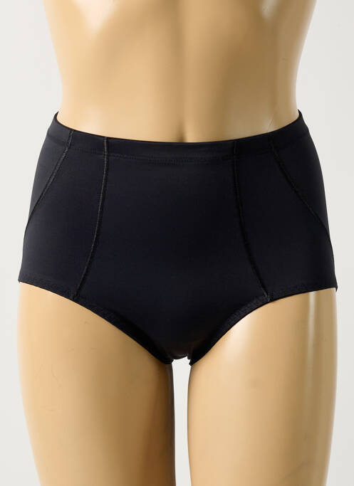 Culotte tissage satiné noir ANITA femme