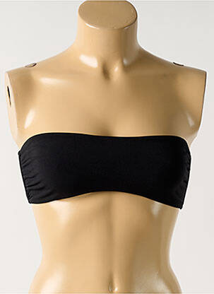 Soutien-gorge avec armature haut bandeau noir PIERRE MANTOUX femme