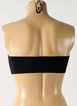 Soutien-gorge avec armature haut bandeau noir PIERRE MANTOUX femme