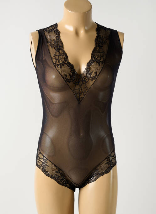 Body lingerie stretch noir PIERRE MANTOUX femme