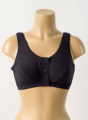 Soutien-gorge sans armature haut soutien-gorge emboitant noir ZSPORT femme
