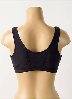 Soutien-gorge sans armature haut soutien-gorge emboitant noir ZSPORT femme