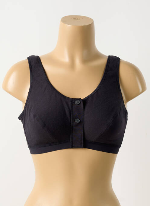 Soutien-gorge sans armature haut soutien-gorge emboitant noir ZSPORT femme