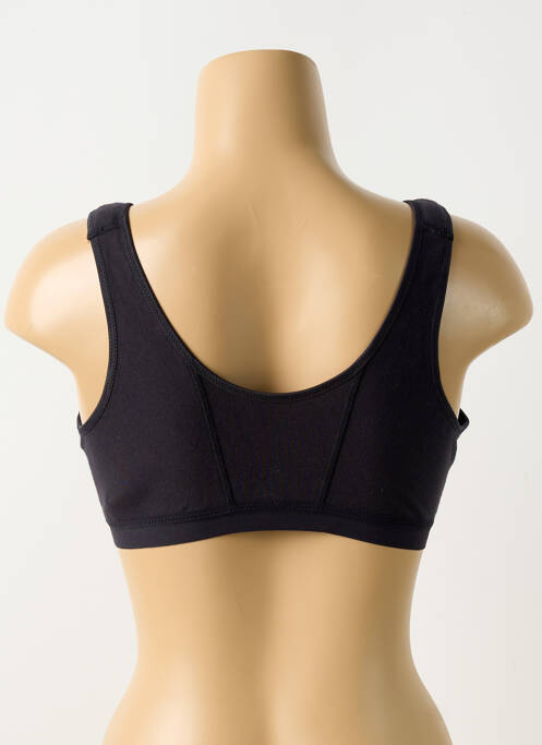 Soutien-gorge sans armature haut soutien-gorge emboitant noir ZSPORT femme