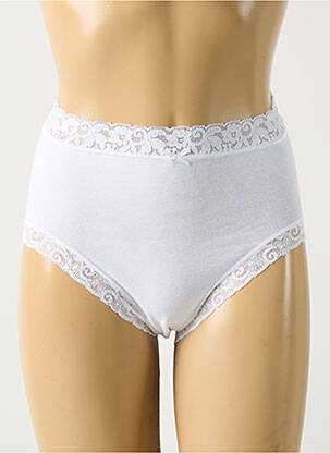Culotte haute stretch blanc AVET femme