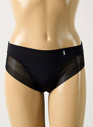 Culotte tissage satiné noir AVET femme