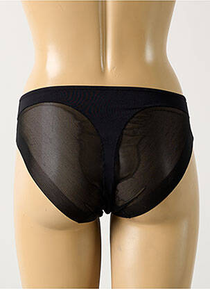 Culotte tissage satiné noir AVET femme