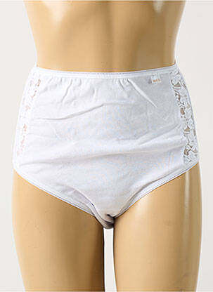 Culotte haute stretch blanc AVET femme
