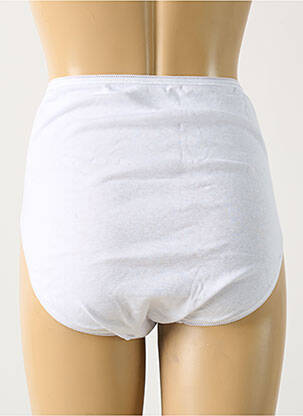 Culotte haute stretch blanc AVET femme