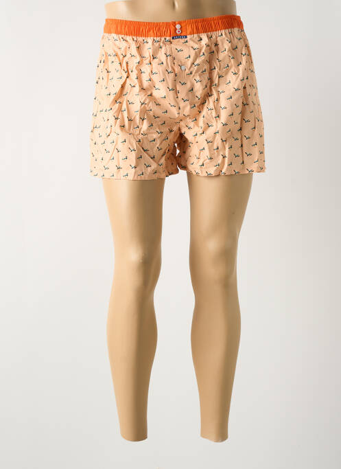 Caleçon orange ARTHUR pour homme