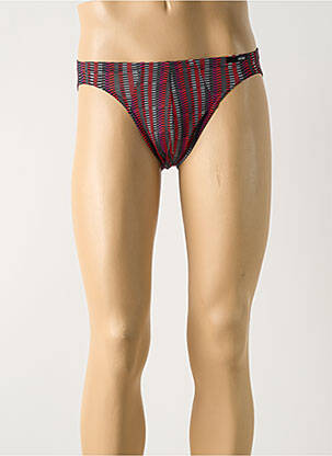 Slip imprimé fantaisie rouge HOM homme