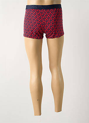 Boxer imprimé fantaisie rouge HOM homme