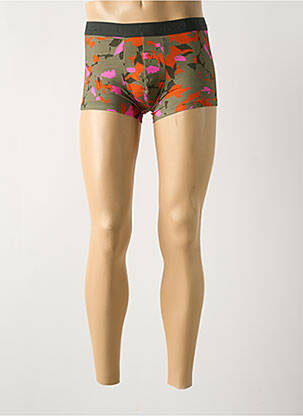 Boxer stretch vert HOM homme