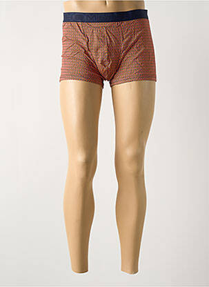 Boxer imprimé fantaisie orange HOM homme