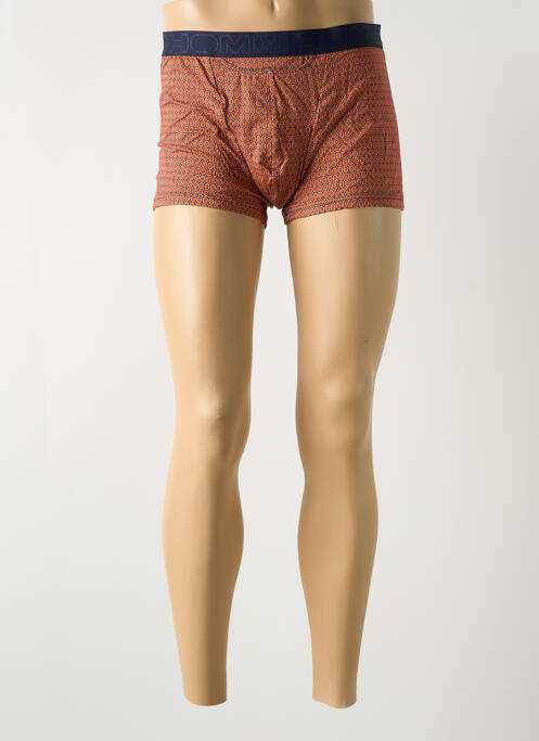 Boxer orange HOM pour homme
