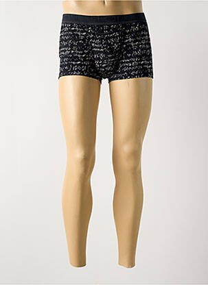 Boxer imprimé fantaisie noir HOM homme