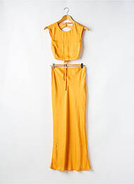 Ensemble jupe coupe fluide orange MESHKI femme