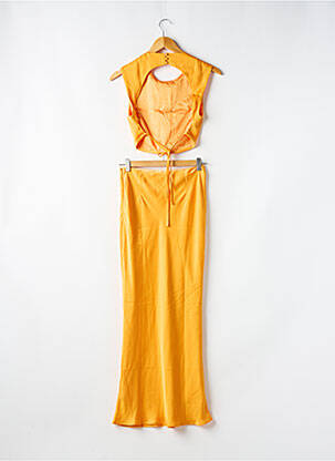 Ensemble jupe coupe fluide orange MESHKI femme