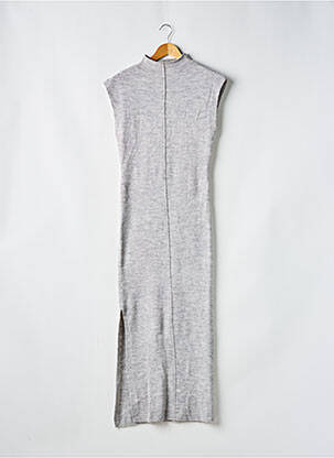 Robe pull coupe cintrée sans manche gris TOPSHOP femme