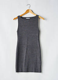 Robe courte manches 3/4 manches 3/4 gris ZARA femme