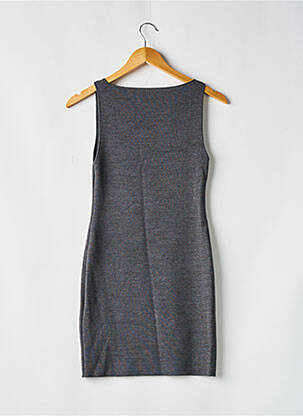 Robe courte manches 3/4 manches 3/4 gris ZARA femme