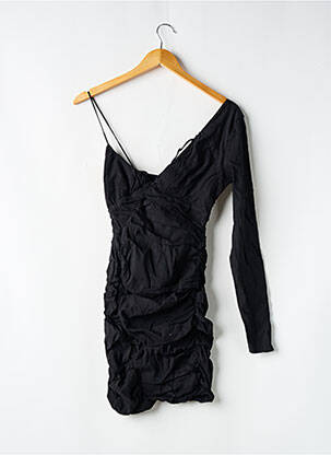 Robe courte manches longues manches longues noir ZARA femme