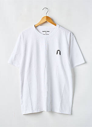T-shirt coupe droite manches courtes blanc POSITIVE FOCUS homme