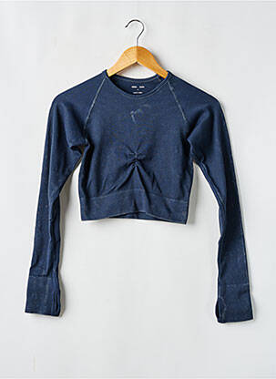 T-shirt manches longues manches longues bleu ASOS femme