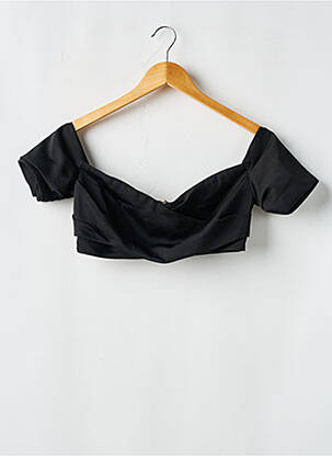 Top manches courtes manches courtes noir HOUSE OF CB LONDON femme