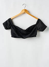 Top manches courtes manches courtes noir HOUSE OF CB LONDON femme