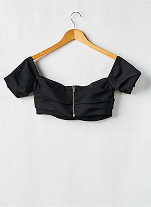 Top manches courtes manches courtes noir HOUSE OF CB LONDON femme