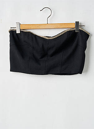 Débardeur coupe droite sans manche noir ASOS femme