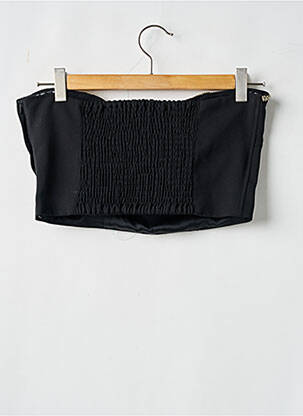 Débardeur coupe droite sans manche noir ASOS femme