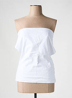 Top sans manche sans manche blanc ZARA femme