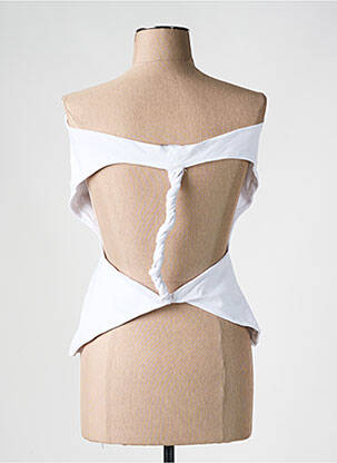 Top sans manche sans manche blanc ZARA femme