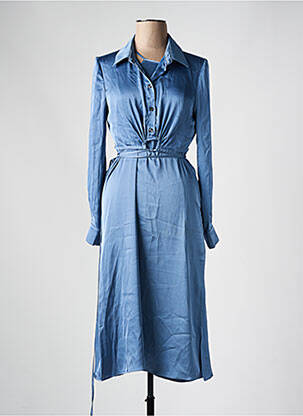 Ensemble robe type de veste chic bleu ARIA COVE femme