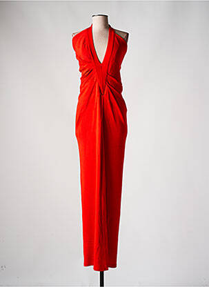 Robe longue sans manche sans manche orange HOUSE OF CB LONDON femme