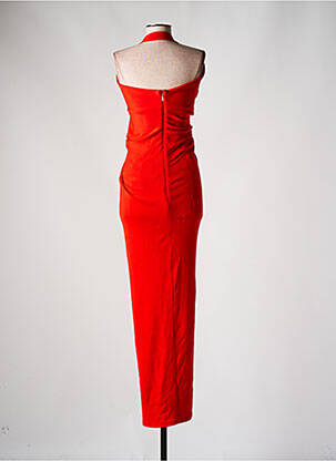 Robe longue sans manche sans manche orange HOUSE OF CB LONDON femme