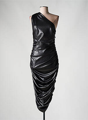 Robe mi-longue sans manche sans manche noir HOUSE OF CB LONDON femme