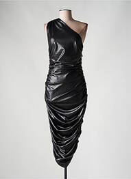 Robe mi-longue sans manche sans manche noir HOUSE OF CB LONDON femme